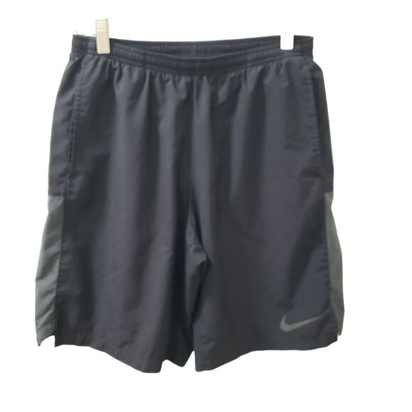Nike Stride Men's Dri-FIT 9" Brief-Lined Running Shorts, Black, Size Medium - Picture 1 of 11